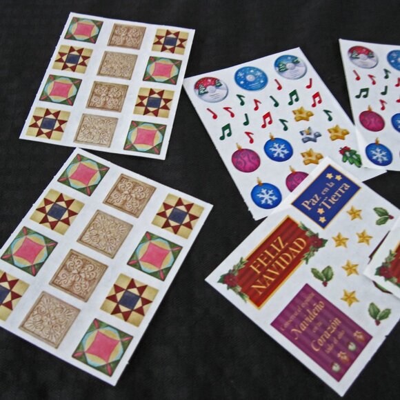 Creative Memories  Stickers, Christmas, Confetti, Sledding, Winter Birthday, - Picture 2 of 12